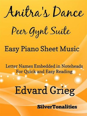 cover image of Anitra's Dance Peer Gynt Suite Easy Piano Sheet Music